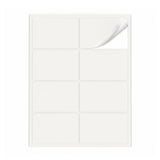 Lots d'étiquettes blanches M - 100 feuilles