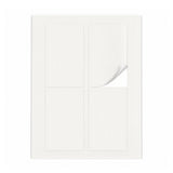 Lots d'étiquettes blanches L - 100 feuilles