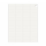 Lots d'étiquettes blanches XS - 100 feuilles