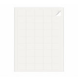 Lots d'étiquettes blanches XS - 100 feuilles