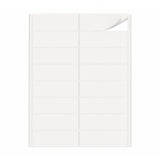 Lots d'étiquettes blanches M - 100 feuilles