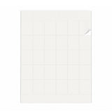 Lots d'étiquettes blanches S - 100 feuilles