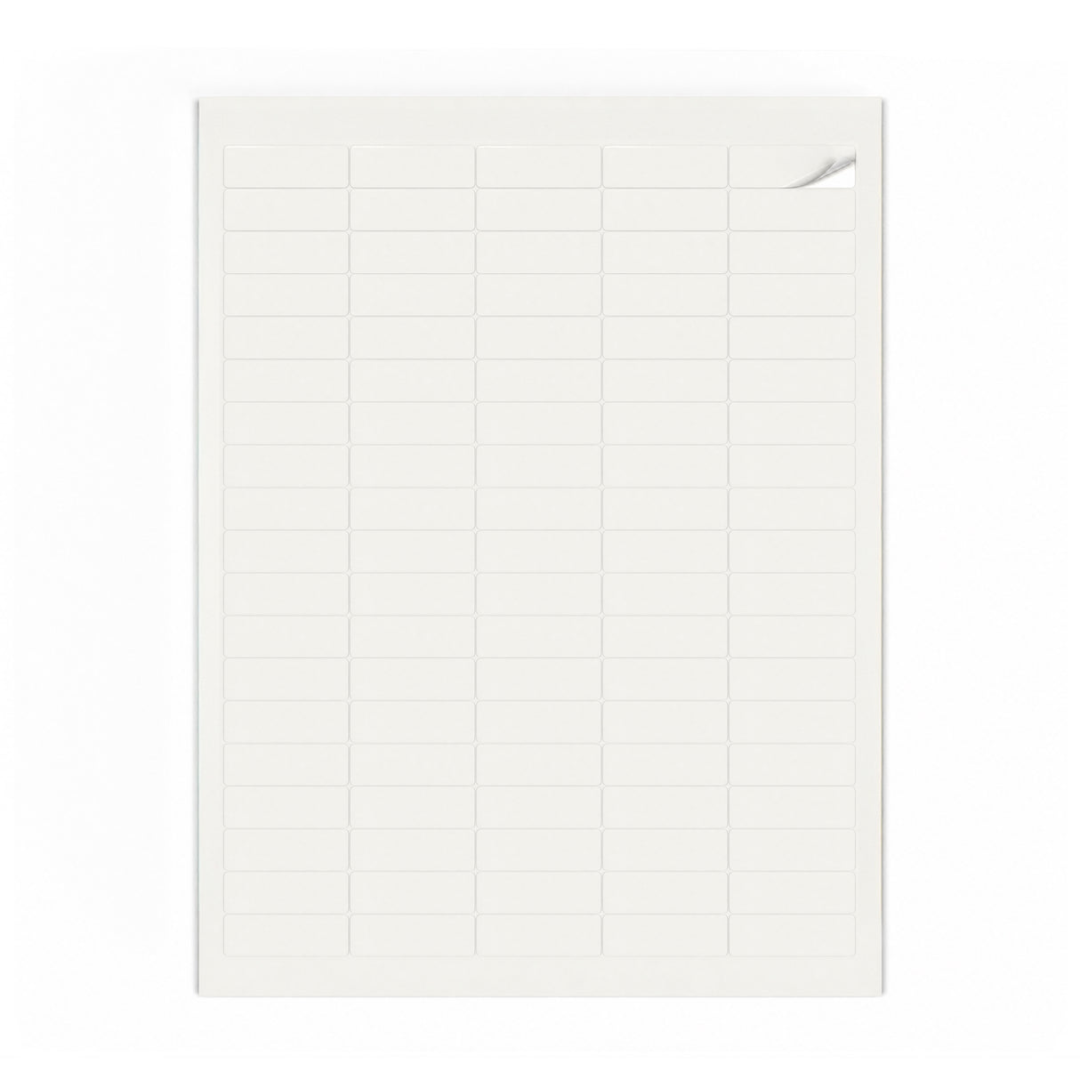 Lots d'étiquettes blanches XS - 100 feuilles