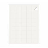 Lots d'étiquettes blanches XS - 100 feuilles