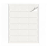 Lots d'étiquettes blanches M - 100 feuilles