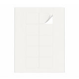 Lots d'étiquettes blanches M - 100 feuilles