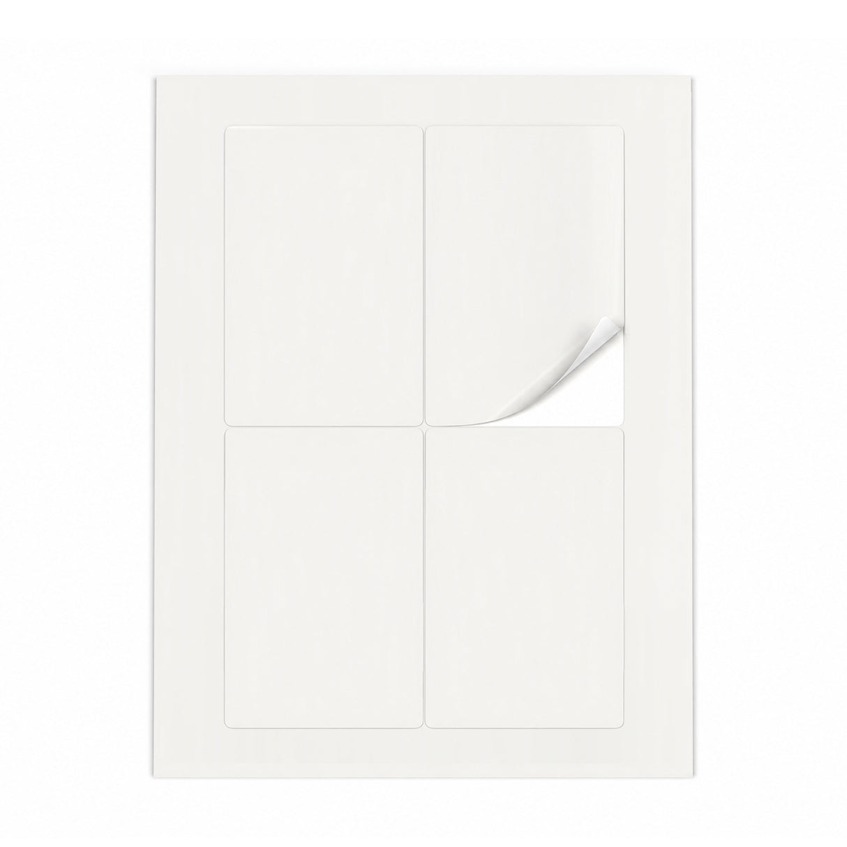 Lots d'étiquettes blanches ML - 100 feuilles