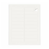 Lots d'étiquettes blanches S - 100 feuilles