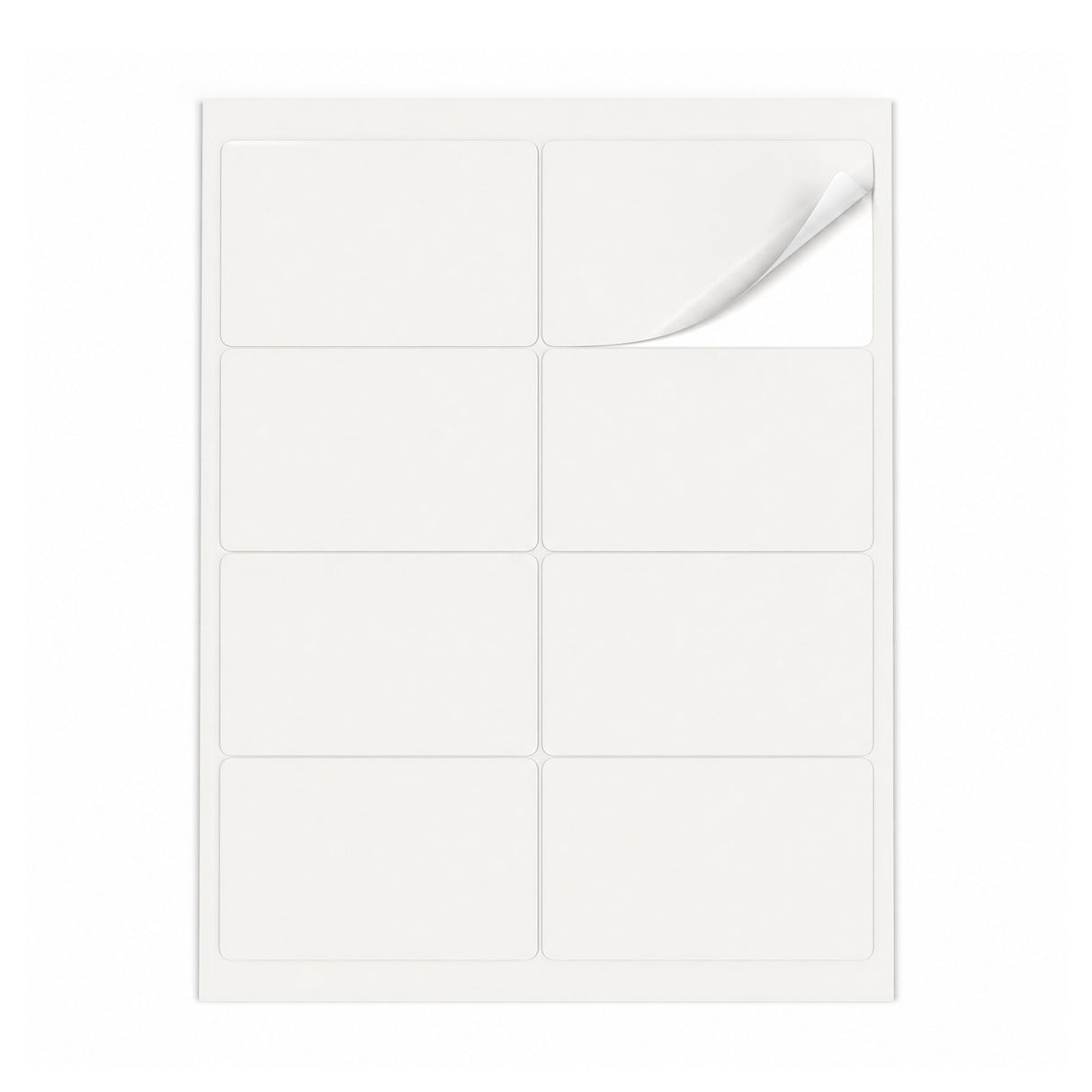 Lots d'étiquettes blanches ML - 100 feuilles