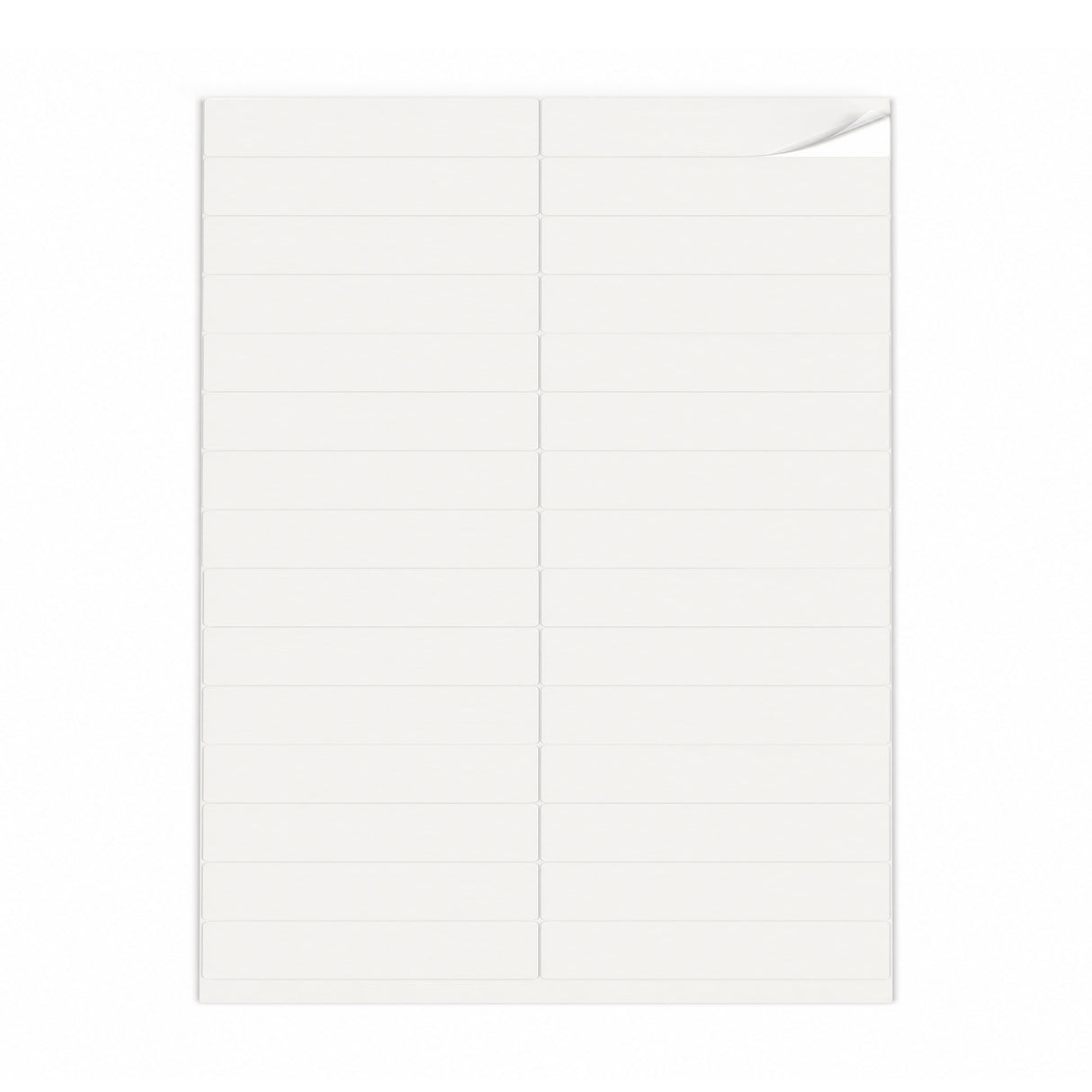 Lots d'étiquettes blanches S - 100 feuilles