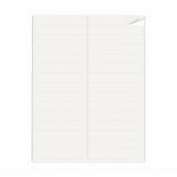 Lots d'étiquettes blanches S - 100 feuilles