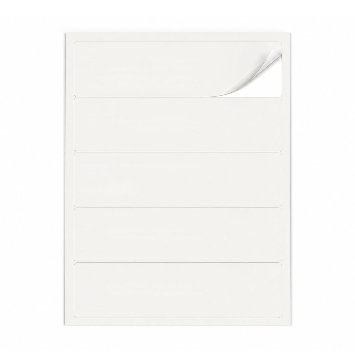 Lots d'étiquettes blanches L - 100 feuilles