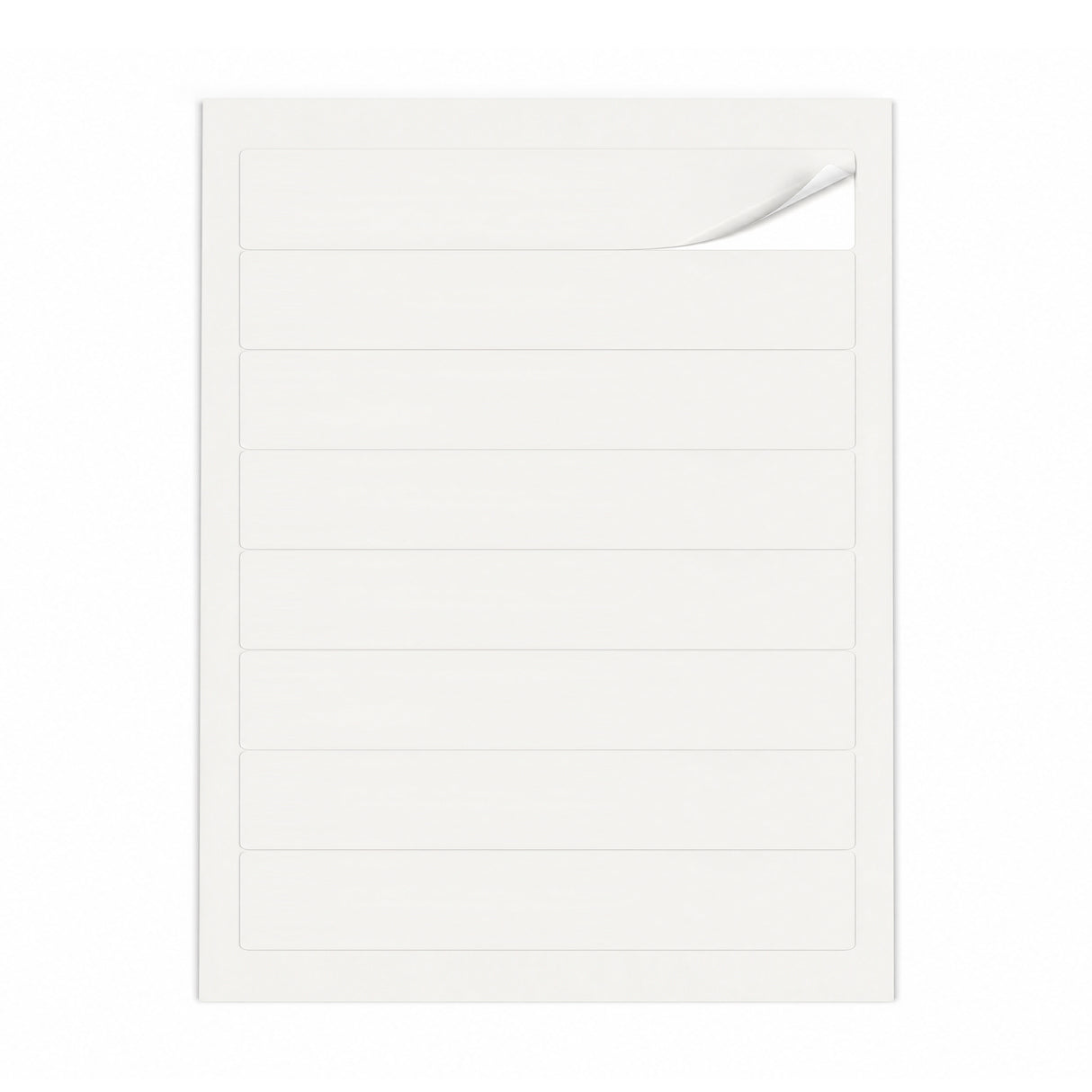Lots d'étiquettes blanches ML - 100 feuilles