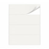 Lots d'étiquettes blanches L - 100 feuilles