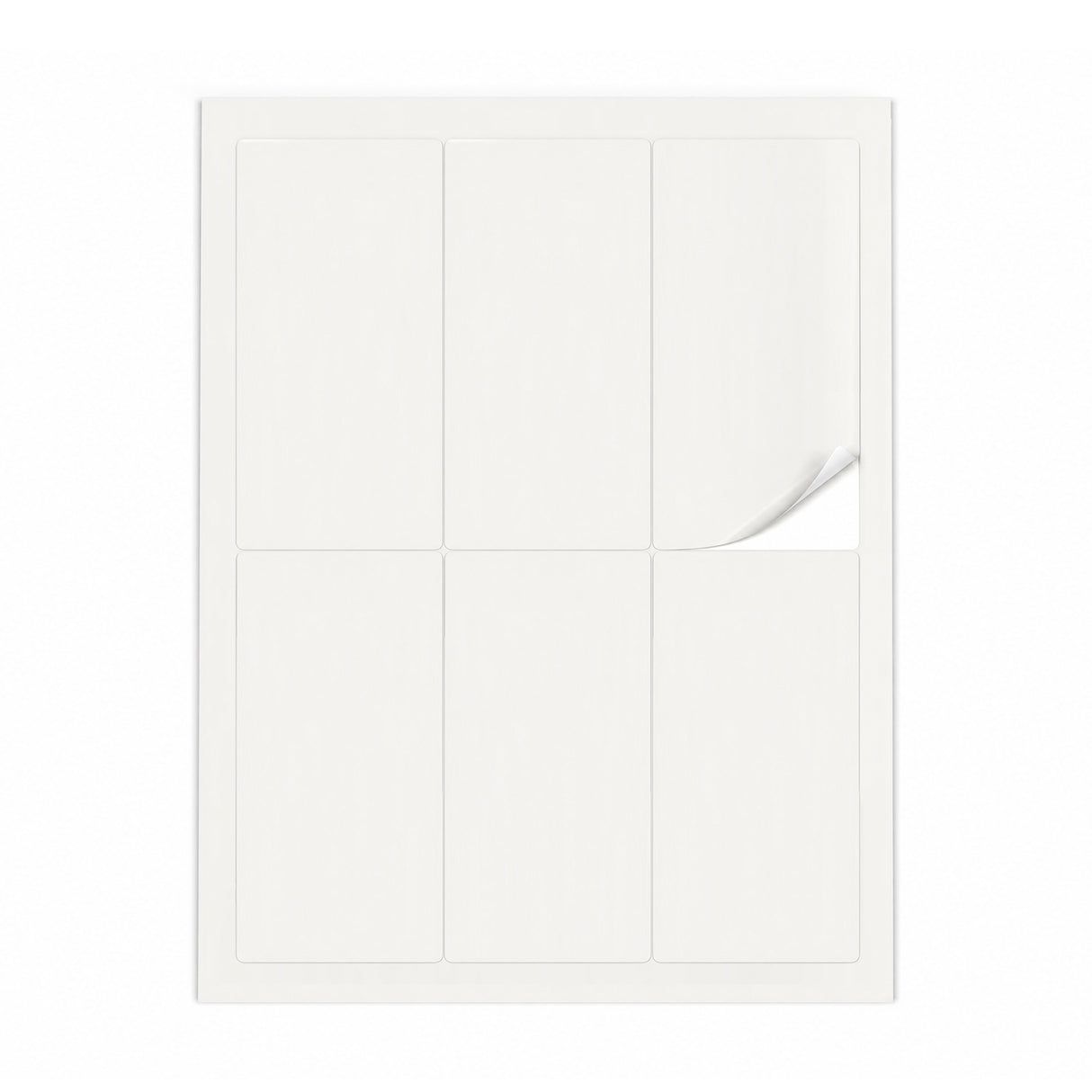 Lots d'étiquettes blanches ML - 100 feuilles