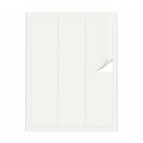Lots d'étiquettes blanches ML - 100 feuilles