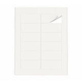 Lots d'étiquettes blanches M - 100 feuilles