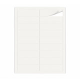 Lots d'étiquettes blanches S - 100 feuilles