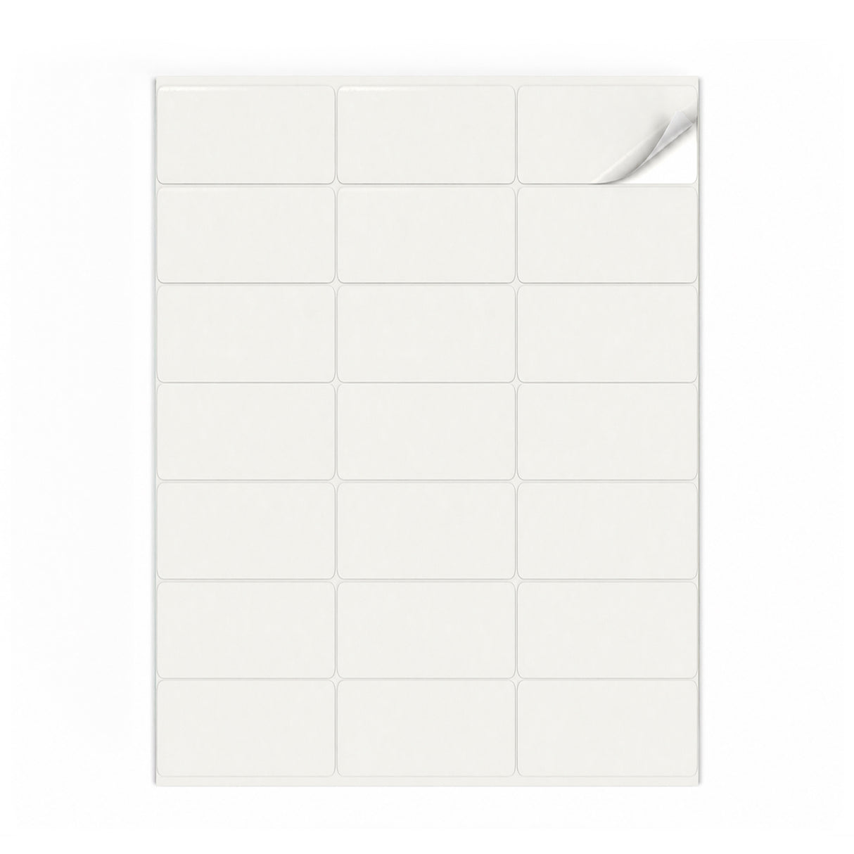 Lots d'étiquettes blanches S - 100 feuilles
