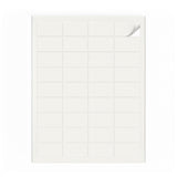 Lots d'étiquettes blanches XS - 100 feuilles