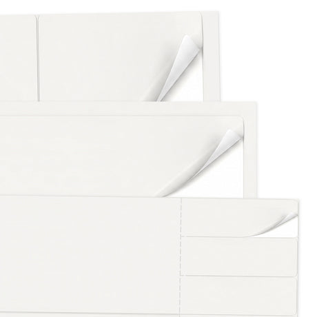 Lots d'étiquettes blanches L - 100 feuilles