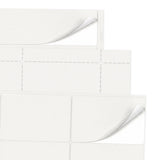 Lots d'étiquettes blanches M - 100 feuilles