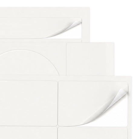 Lots d'étiquettes blanches ML - 100 feuilles