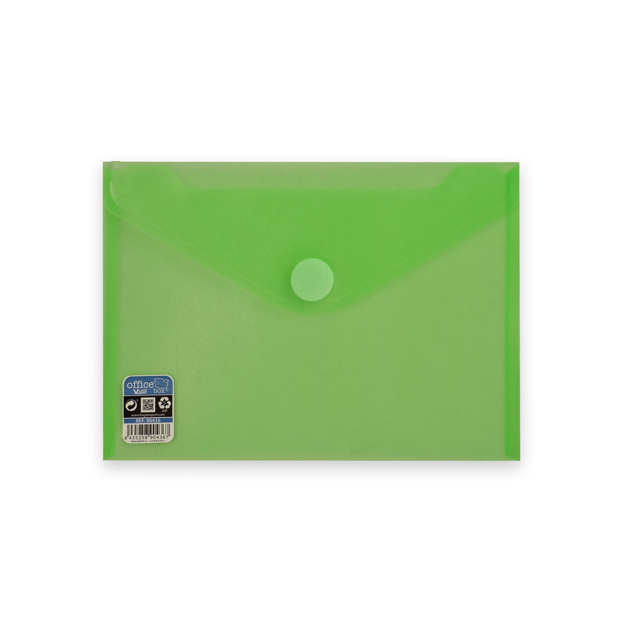 Enveloppes en polypropylène translucide avec fermeture velcro V-LOCK