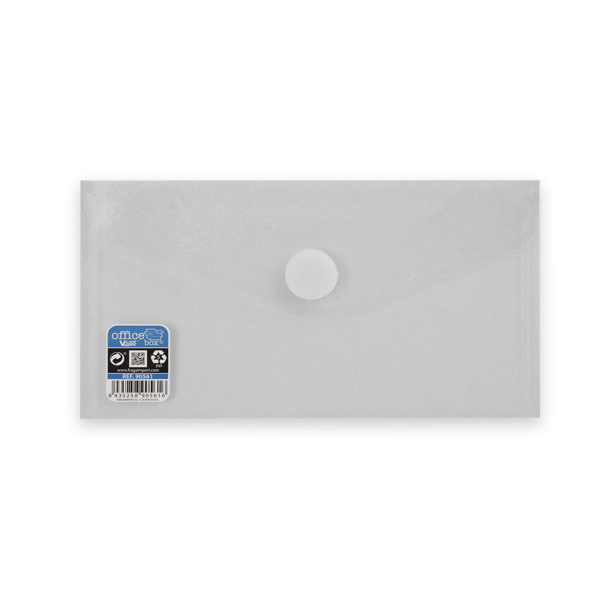 Enveloppes en polypropylène translucide avec fermeture velcro V-LOCK