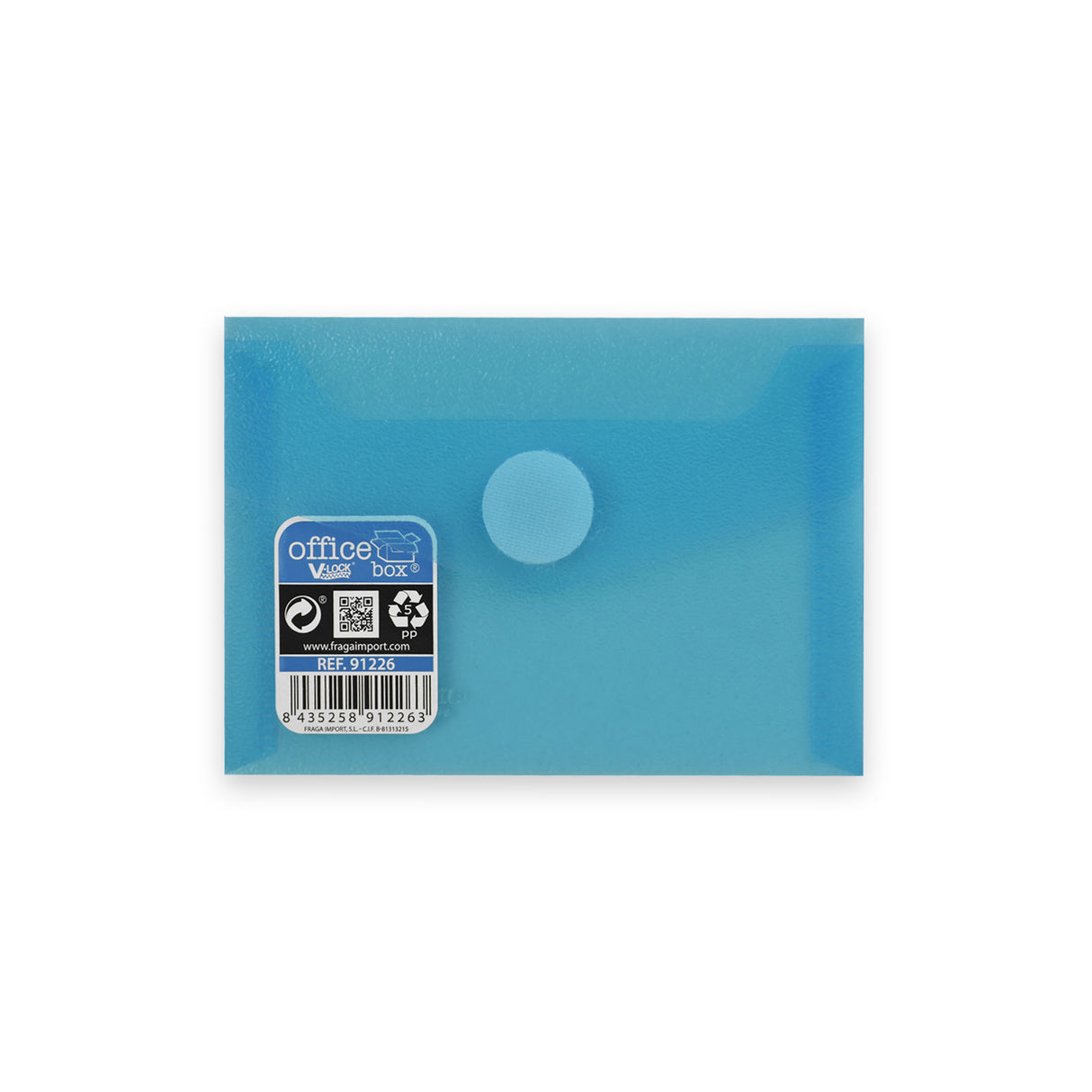 Enveloppes en polypropylène translucide avec fermeture velcro V-LOCK