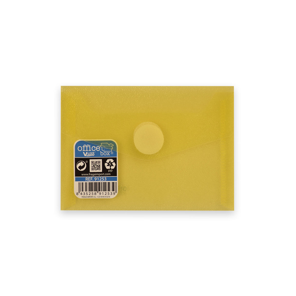 Enveloppes en polypropylène translucide avec fermeture velcro V-LOCK