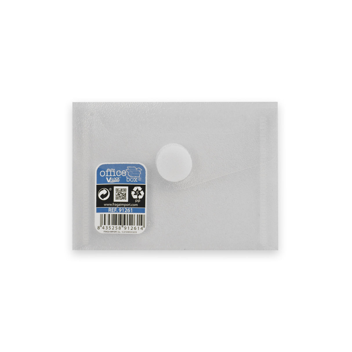 Enveloppes en polypropylène translucide avec fermeture velcro V-LOCK