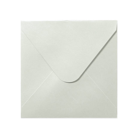 Enveloppe couleur huître - Rabat Pointu 140x140 mm