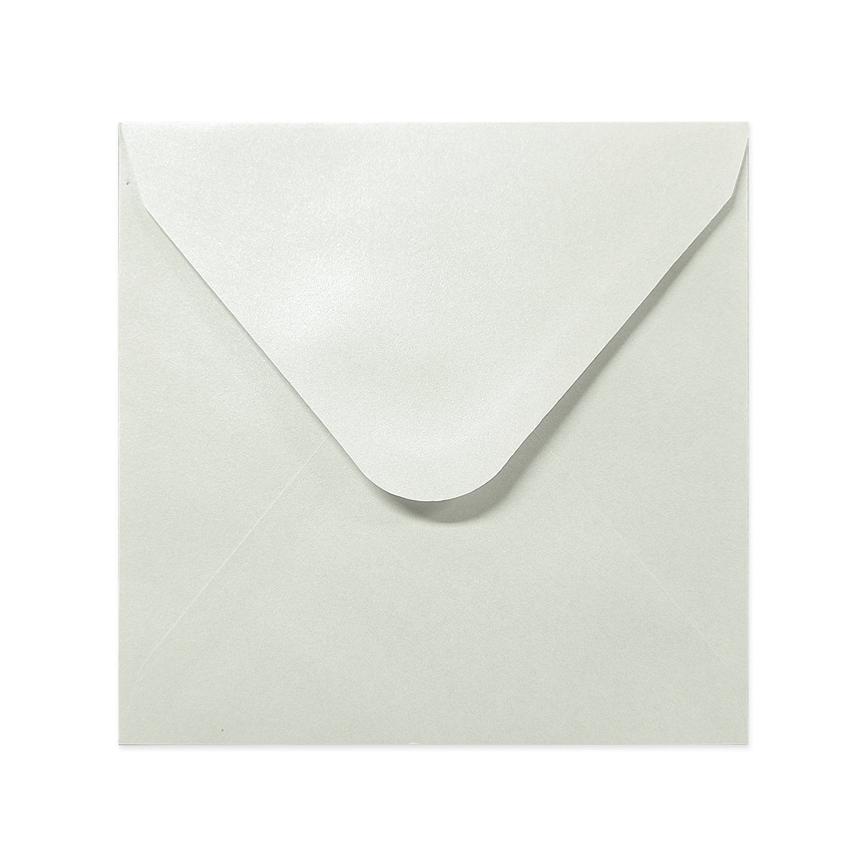 Enveloppe couleur huître - Rabat Pointu 155x155 mm