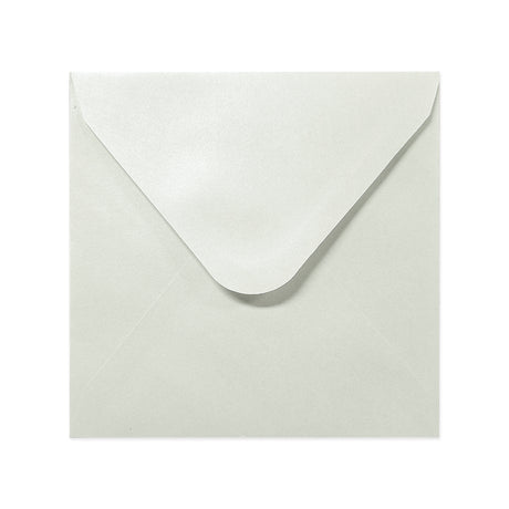 Enveloppe couleur huître - Rabat Pointu 155x155 mm