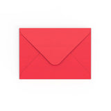 Enveloppe rouge éclatante 125x175 mm