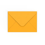 Enveloppe jaune profonde 125x175 mm