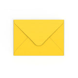 Enveloppe jaune 125x175 mm