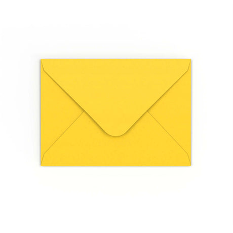 Enveloppe jaune 125x175 mm