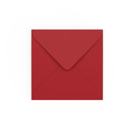 Enveloppe rouge foncée 130x130 mm