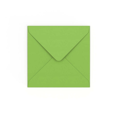 Enveloppe verte vive 130x130 mm