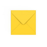 Enveloppe jaune 130x130 mm