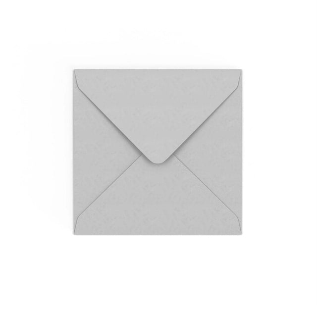 Pale Grey Gummed V-Flap Envelope (130 x 130mm)