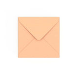 Enveloppe saumon rose 130x130 mm
