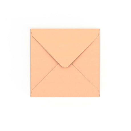 Enveloppe saumon rose 130x130 mm