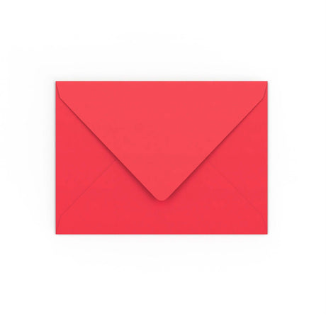 Enveloppe rouge éclatante 133x184 mm