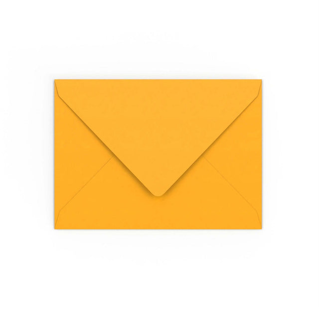 Dark Yellow Gummed V-Flap Envelope (133 x 184mm)