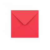 Enveloppe rouge éclatante 140x140 mm