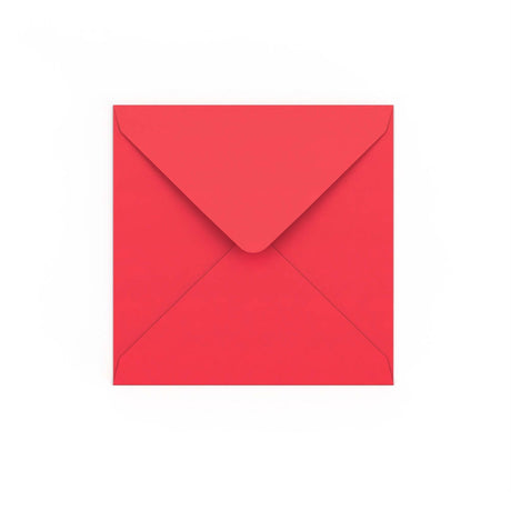Enveloppe rouge éclatante 140x140 mm