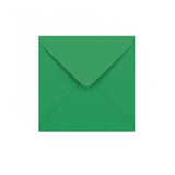 Enveloppe verte profonde 140x140 mm